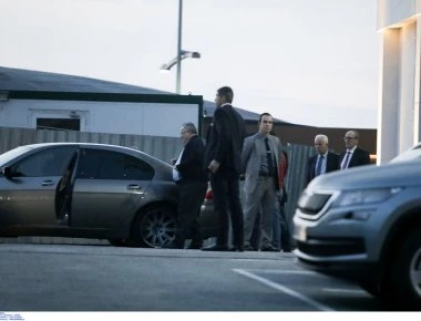 Η συνάντηση Κοτζιά και Ντιμιτρόφ έγινε στο «Μακεδονία Παλλάς» (φωτό)